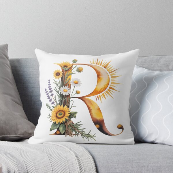 Item preview, Summer Solstice Letter R Monogram designed and sold by Heather Renees Designs.