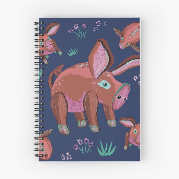Item preview, Cute Cartoon Pig, Funny Farm Animal, blue designed and sold by BeeFoxTree.