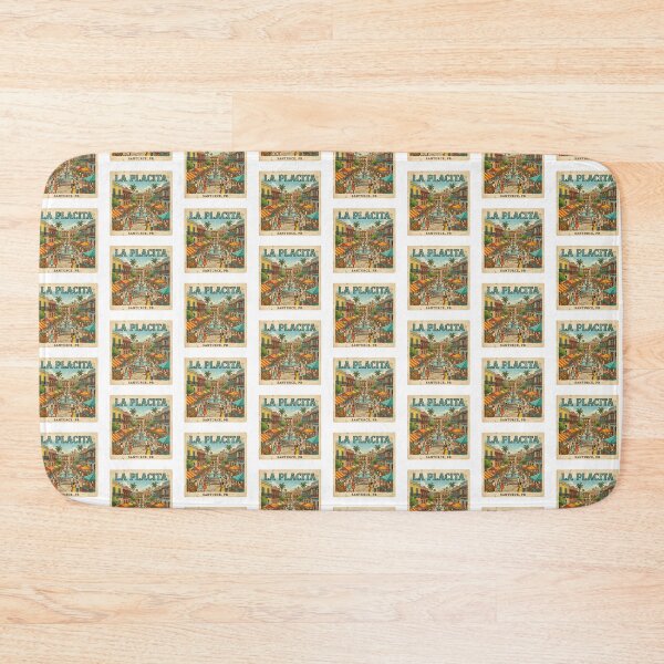 Item preview, La Placita Vintage Colonial Plaza Art designed and sold by DuckOddity.