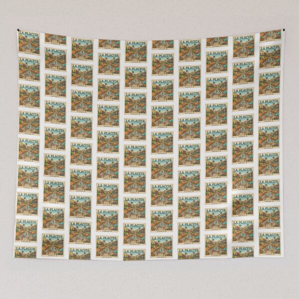 Item preview, La Placita Vintage Colonial Plaza Art designed and sold by DuckOddity.