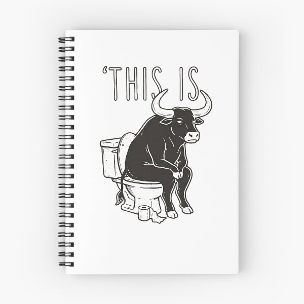 Item preview, Bull on Toile | Funny Illustration 'This Is' Phrase Tee designed and sold by Nomad Ink.