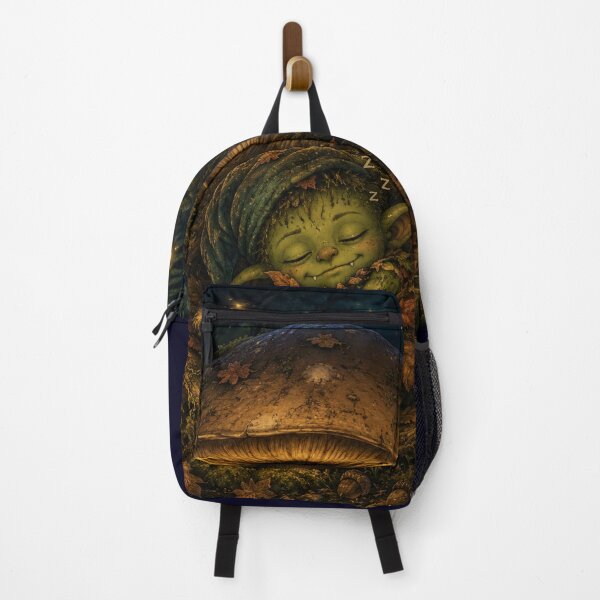 Item preview, Goblincore Sleep Mode – Cozy Goblin Sleeping in Mushroom Art | Funny Night Owl Goblincore Gift designed and sold by irfanshikh.