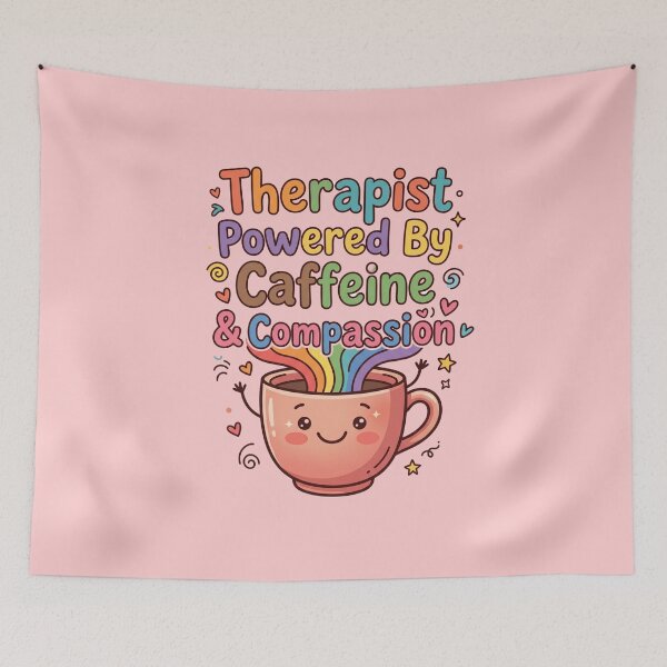 Item preview, Funny ADHD Therapist Coffee Design LGBTQ Autism Friendly Counselor Humor Gift Idea designed and sold by Im-Ara.