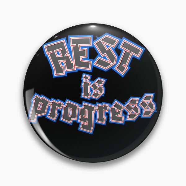 Item preview, Rest Is Progress Motivational Recovery Quote Design designed and sold by Snedsdigital.