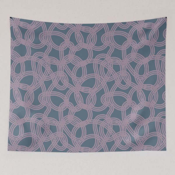 Item preview, Knit together - Pink and Charcoal designed and sold by MelnDesign.