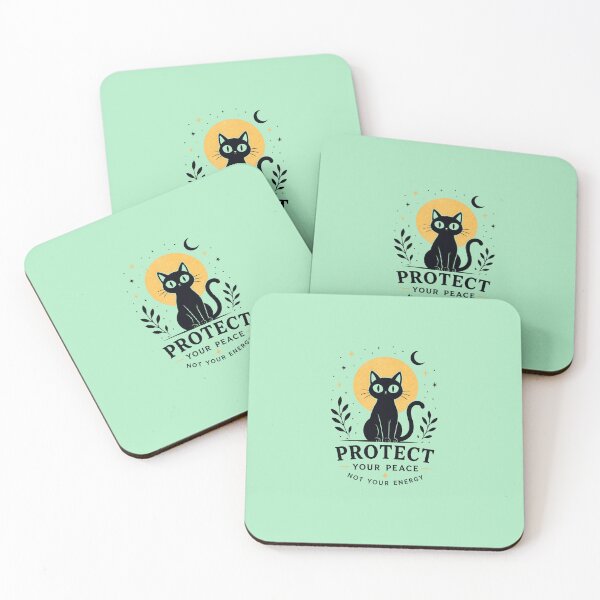Item preview, Protect Your Peace Cat Design designed and sold by AdicretorDesign.