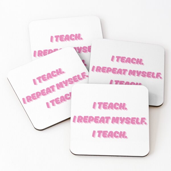 Item preview, I Teach I Repeat Myself Funny Teacher T-Shirt Gift for Teachers Humor Tee designed and sold by BananaPrint.