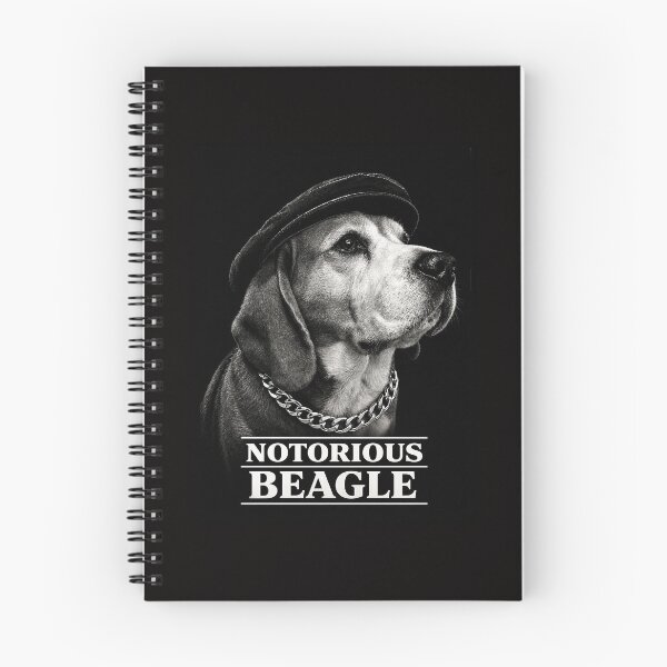 Item preview, Portrait of a beagle wearing a cap in the style of a rap legend designed and sold by Eric Sintès.