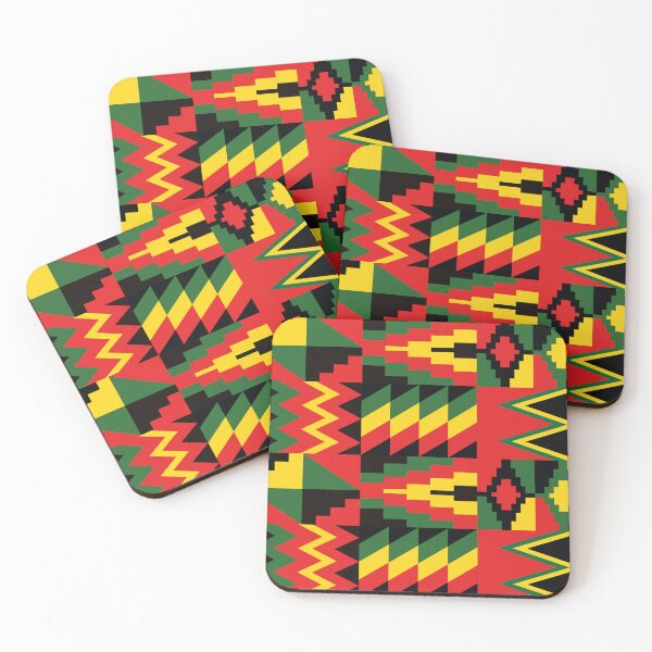 Item preview, Colorful Ghanaian Kente Cloth Pattern designed and sold by MammothArt.