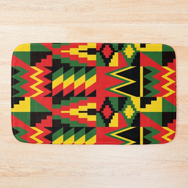 Item preview, Colorful Ghanaian Kente Cloth Pattern designed and sold by MammothArt.
