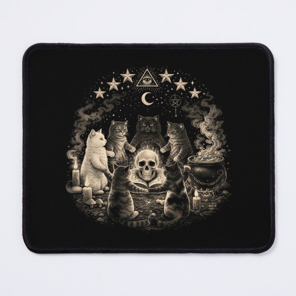 Item preview, Witchy Gothic Cat Ritual Support Your Local Coven designed and sold by Blok45.