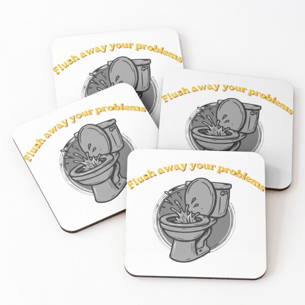 Item preview, Flush away your problems designed and sold by BlueMile.