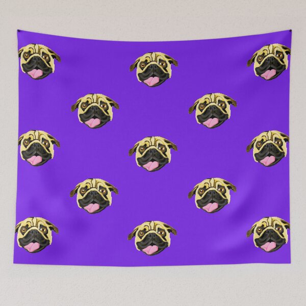 Item preview, Pug Dog Pattern designed and sold by jaggerstudios.