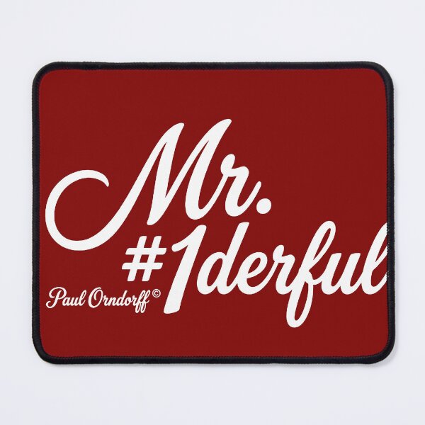Item preview, Paul Orndorff Mr. #1derful Retro Wrestling Script Design designed and sold by The Irish Whip.