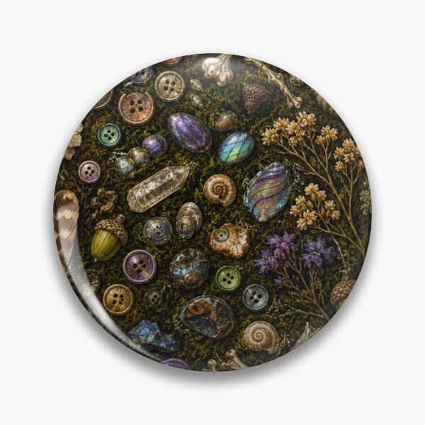Item preview, Goblincore Hoard Collection – Beautiful Treasure Flat Lay Nature Art | Goblincore Collector Gift designed and sold by irfanshikh.