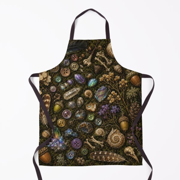 Item preview, Goblincore Hoard Collection – Beautiful Treasure Flat Lay Nature Art | Goblincore Collector Gift designed and sold by irfanshikh.