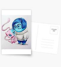 Pokémon Mew & Sadness Postcards