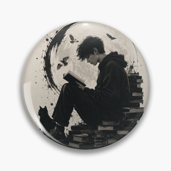 Item preview, Just One More Chapter – Dark Reader Aesthetic designed and sold by ColorNest Designs.
