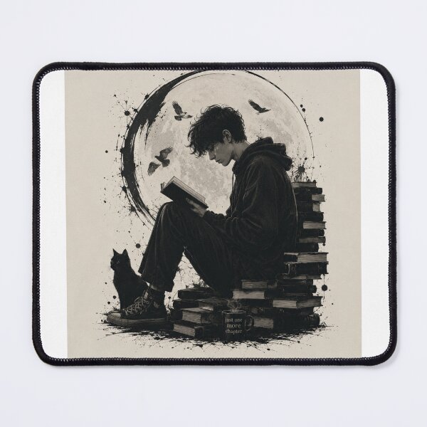 Item preview, Just One More Chapter – Dark Reader Aesthetic designed and sold by ColorNest Designs.