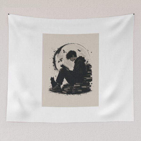 Item preview, Just One More Chapter – Dark Reader Aesthetic designed and sold by ColorNest Designs.