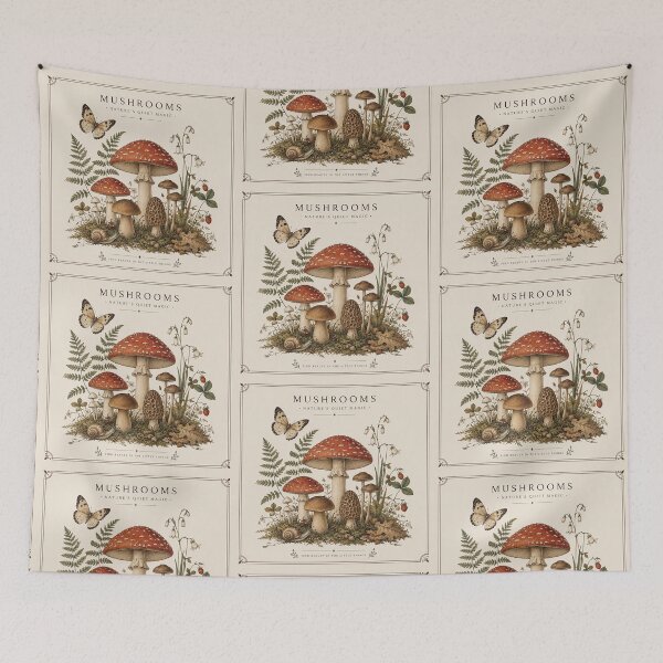 Item preview, mushrooms natures quiet magic find beauty in the little things designed and sold by kerthere.