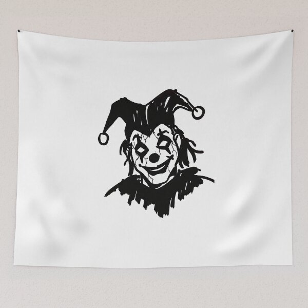 Item preview, Black and White Clown designed and sold by xiao xuans.