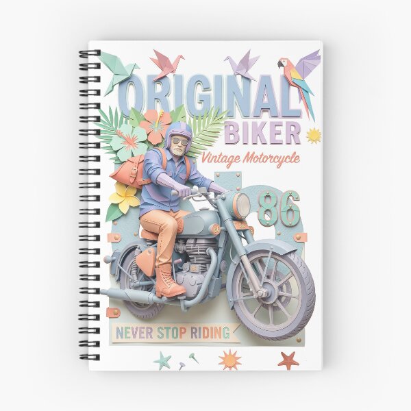 Item preview, Original Biker: Vintage Paper-Craft Style designed and sold by 9xgraphics.