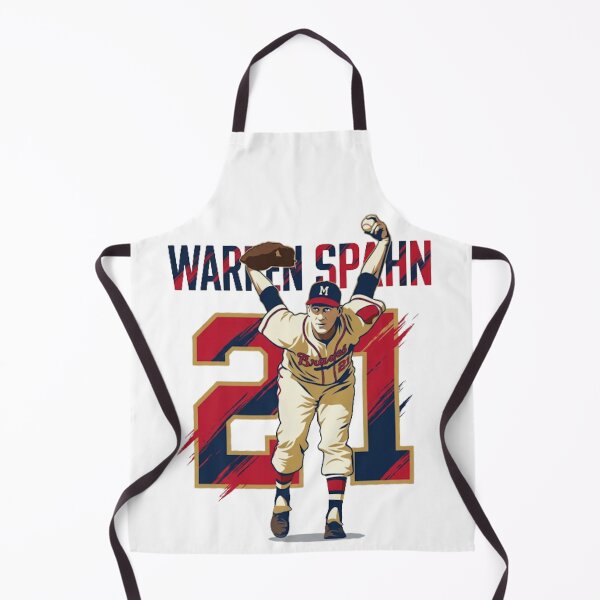 Item preview, Warren Spahn #21 - Milwaukee Baseball Legend - Retro Pitcher Art designed and sold by Thogan0416.