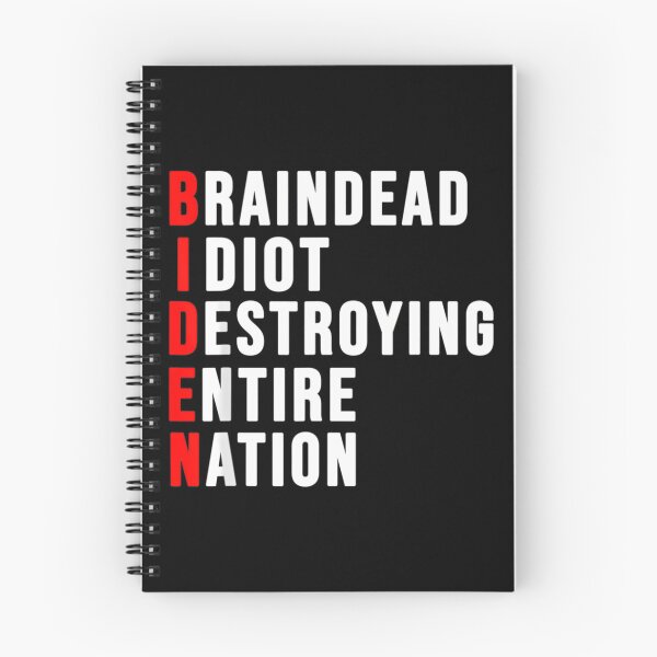 Item preview, Biden Braindead Idiot Destroying Entire Nation designed and sold by SamskrtavakDews.