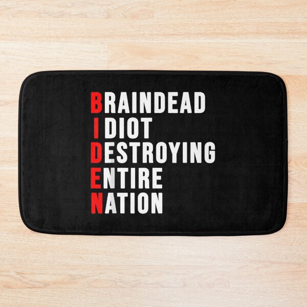 Item preview, Biden Braindead Idiot Destroying Entire Nation designed and sold by SamskrtavakDews.