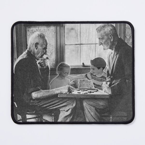 Item preview, Old Friends Playing a Game designed and sold by Mischief and Musings.