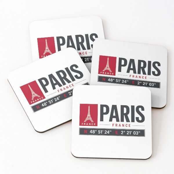 Item preview, Paris France Coordinates designed and sold by MKDSN.