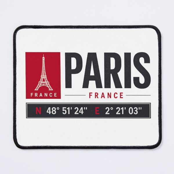 Item preview, Paris France Coordinates designed and sold by MKDSN.