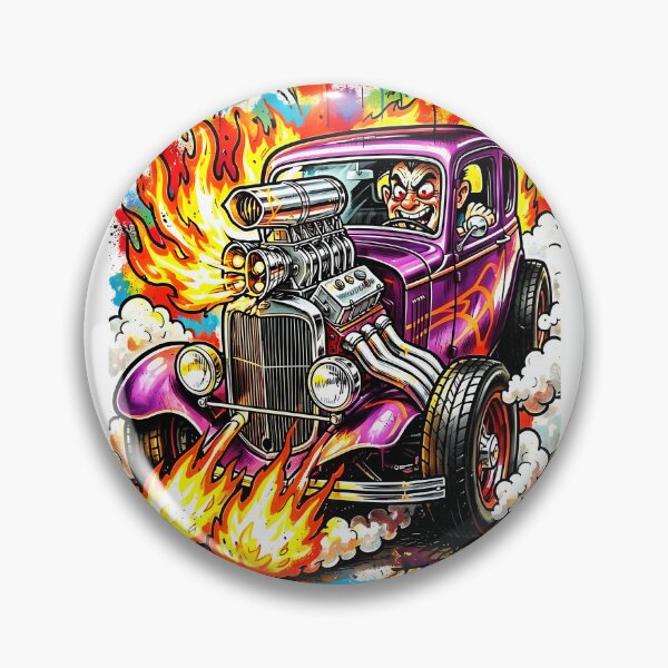 Item preview, Purple Deuce Coupe Monster Hot Rod Art designed and sold by rgagliardi2017.