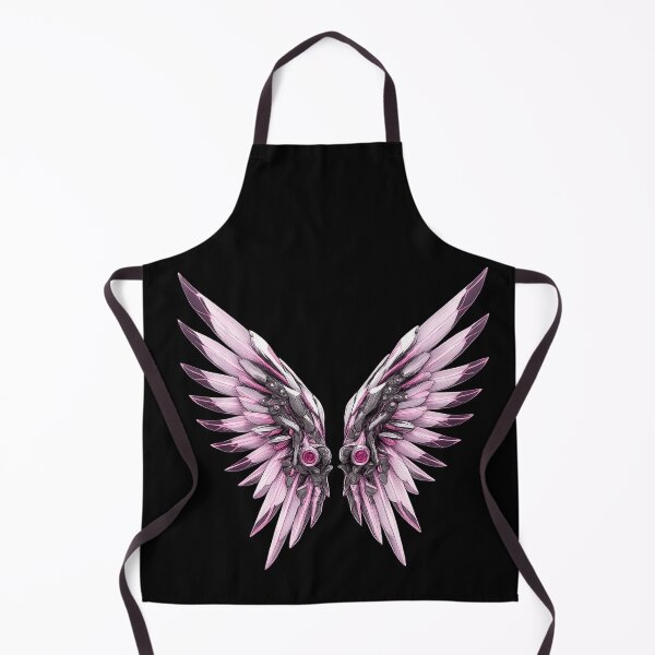 Item preview, Cyberpunk Angel Wings Neon Pink Metallic Sticker designed and sold by ArpitDev.