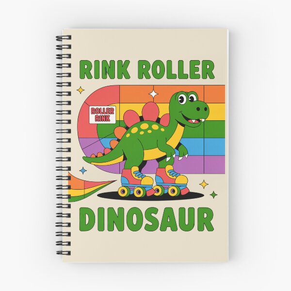 Item preview, Dinosaurio en la pista de patinaje designed and sold by SignumShop.