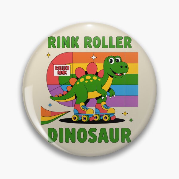 Item preview, Dinosaur on the Roller Rink Floor designed and sold by SignumShop.
