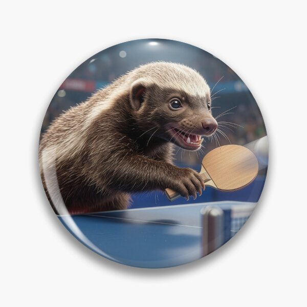 Item preview, Ping Pong Honey Badger designed and sold by Tridentulus.