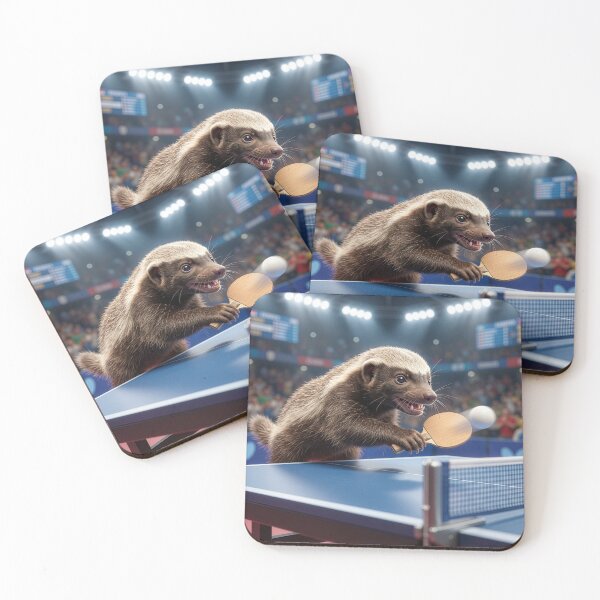 Item preview, Ping Pong Honey Badger designed and sold by Tridentulus.
