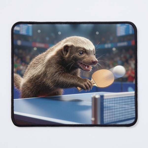 Item preview, Ping Pong Honey Badger designed and sold by Tridentulus.