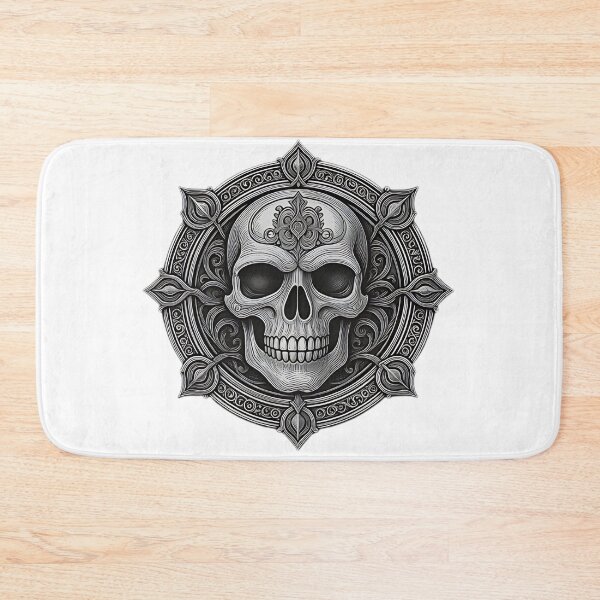 Item preview, Gothic Skull Sigil | Dark Occult Etching Emblem designed and sold by DarkOriginArts.
