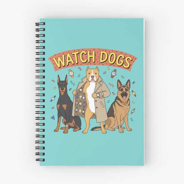 Item preview, Watch Dogs Funny Dog Trench Coat Humor Pitbull Shepard Doberman  designed and sold by Milasneeze.