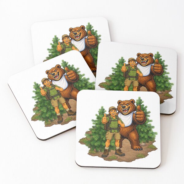 Item preview, Hiker Joins Bear for Lunch designed and sold by BSCI Designs.