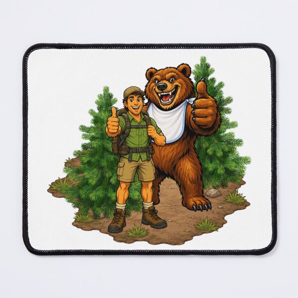 Item preview, Hiker Joins Bear for Lunch designed and sold by BSCI Designs.