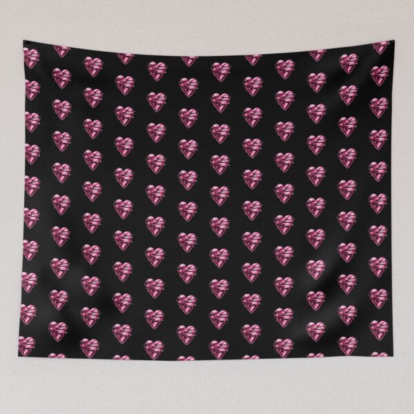 Artikelvorschau, Cyber Pink Heart Glitch Tech Sticker entworfen und verkauft von ArpitDev.