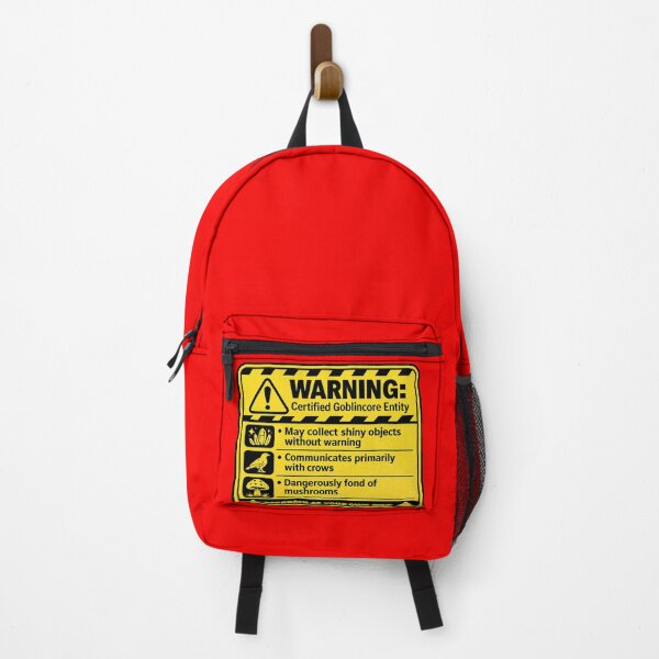 Item preview, Warning Certified Goblincore Entity – Funny Caution Label Humor Art | Goblincore Humor Sticker Gift designed and sold by irfanshikh.