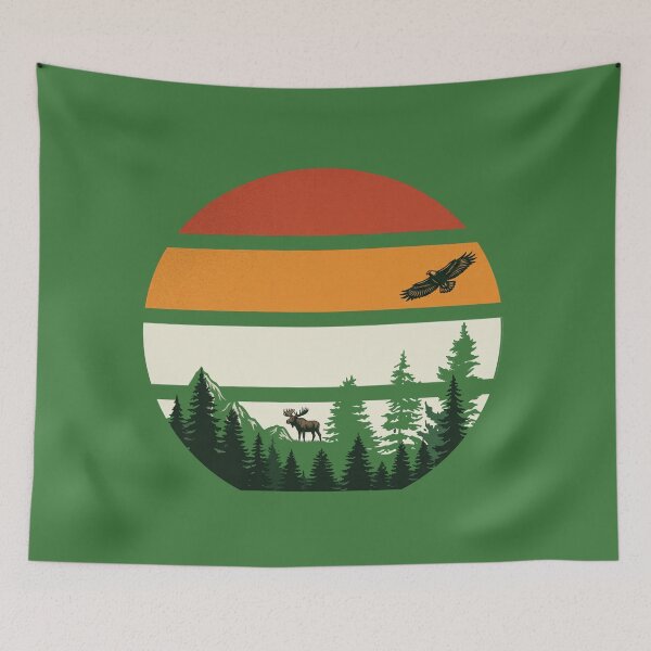 Item preview, Mountain Moose Wilderness designed and sold by MedRoh.