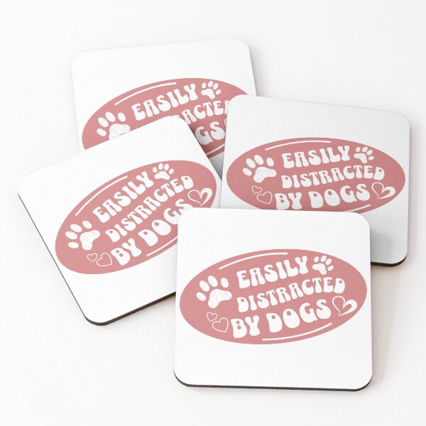 Item preview, Easily distracted by dogs designed and sold by Fernhaven.
