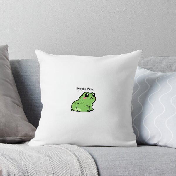 Item preview, Cute Kawaii Angry Frog Sticker designed and sold by mayatA-rt.