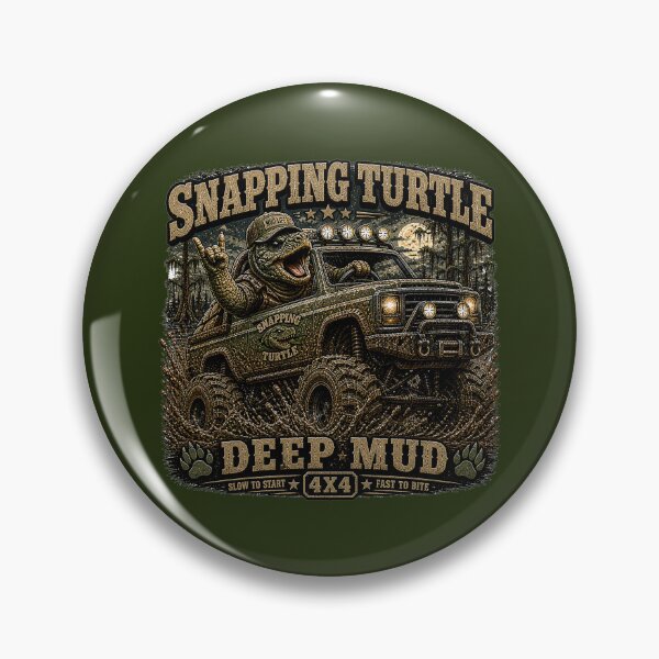 Item preview, Snapping Turtle in Deep Mud designed and sold by gotucoveredart.